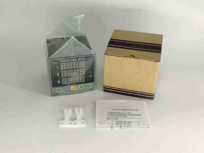 3-Phase-LED-Ammeter-Voltage-Meter-package-details CHDW93 3 Phase LED Ammeter Voltage Meter package details