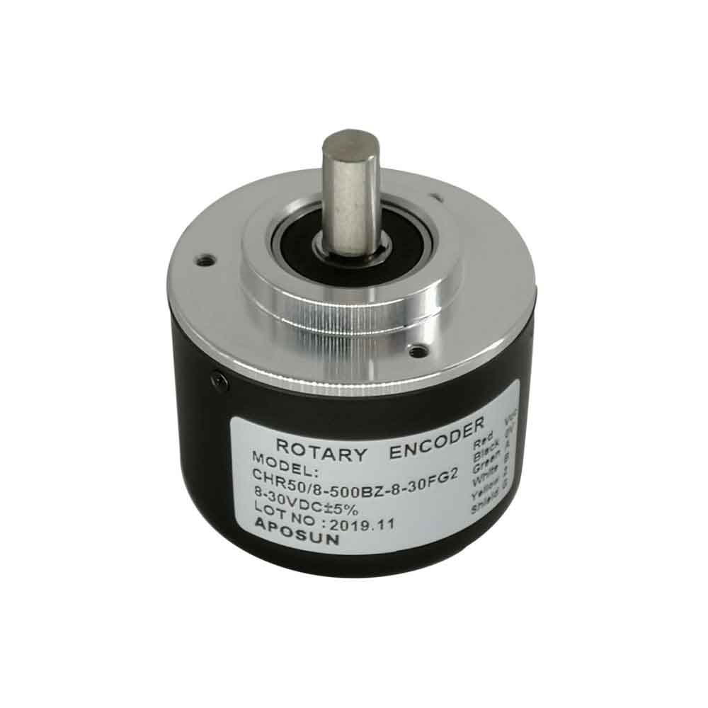 Solid shaft Incremental Rotary Encoder NPN PNP A/B/Z phase APOSUN